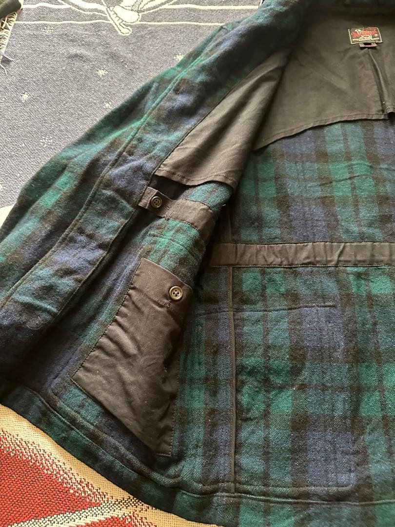 woolrich USA製　ブラックウォッチ　ハンティングジャケット　テーラード