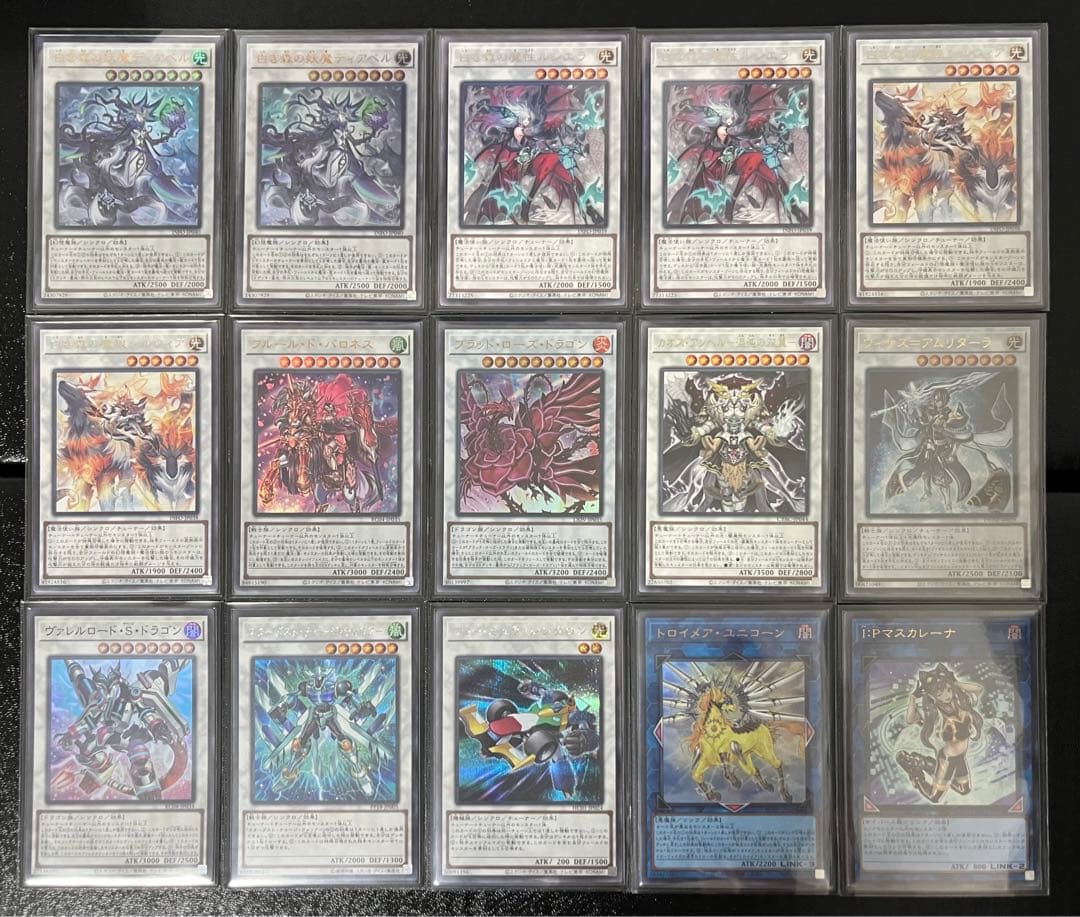 1 白き森 デッキ 40枚+EX15枚 シンクロシルバースリーブ付き