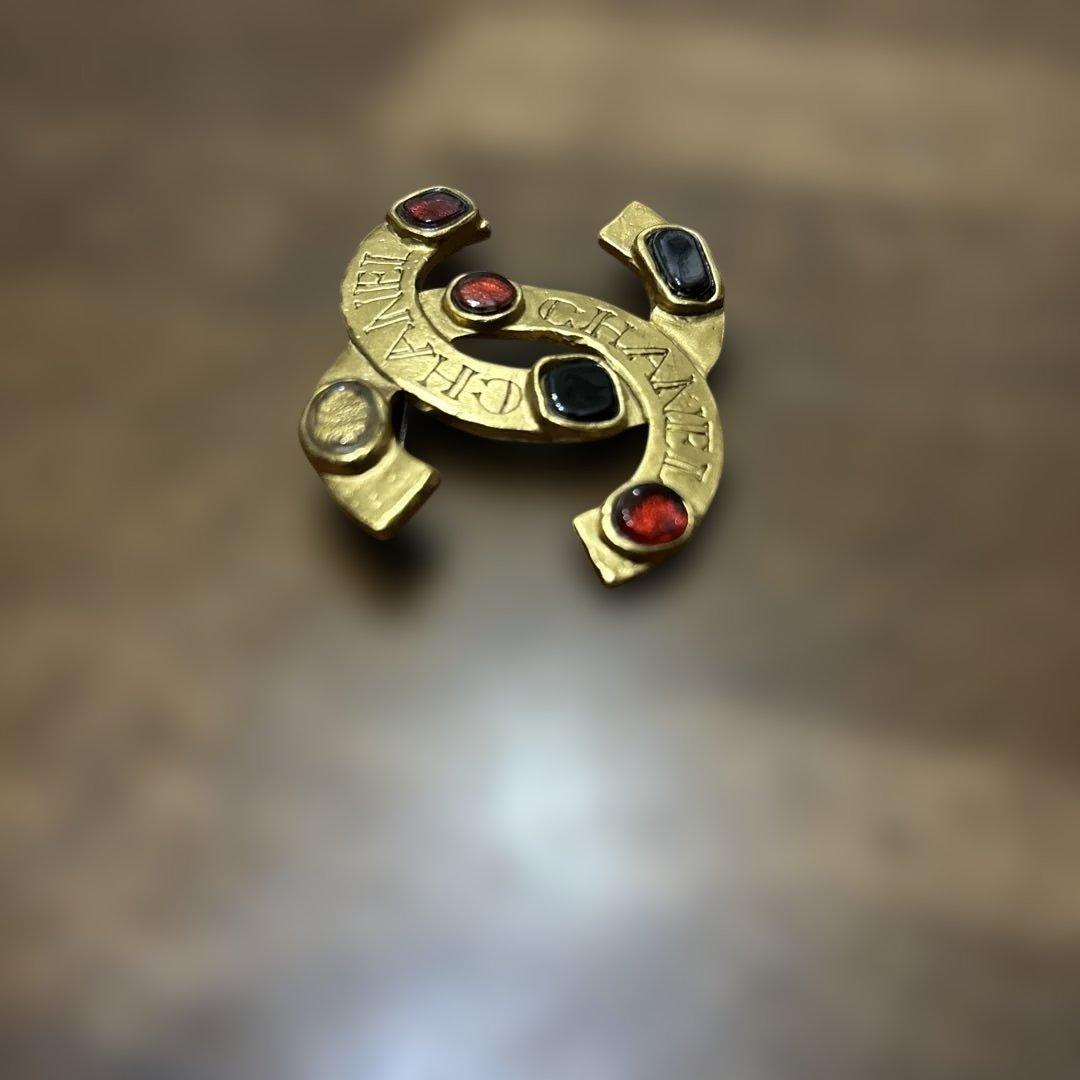 シャネル ヴィンテージ ブローチ(石付) アクセサリー レディース 99A