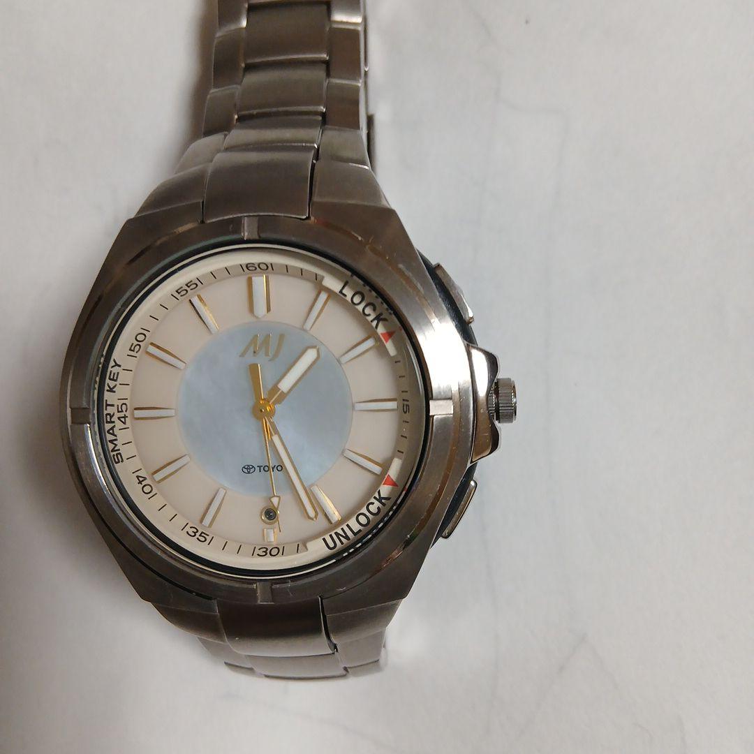 TOYOTA MJ デジタル腕時計 シルバー