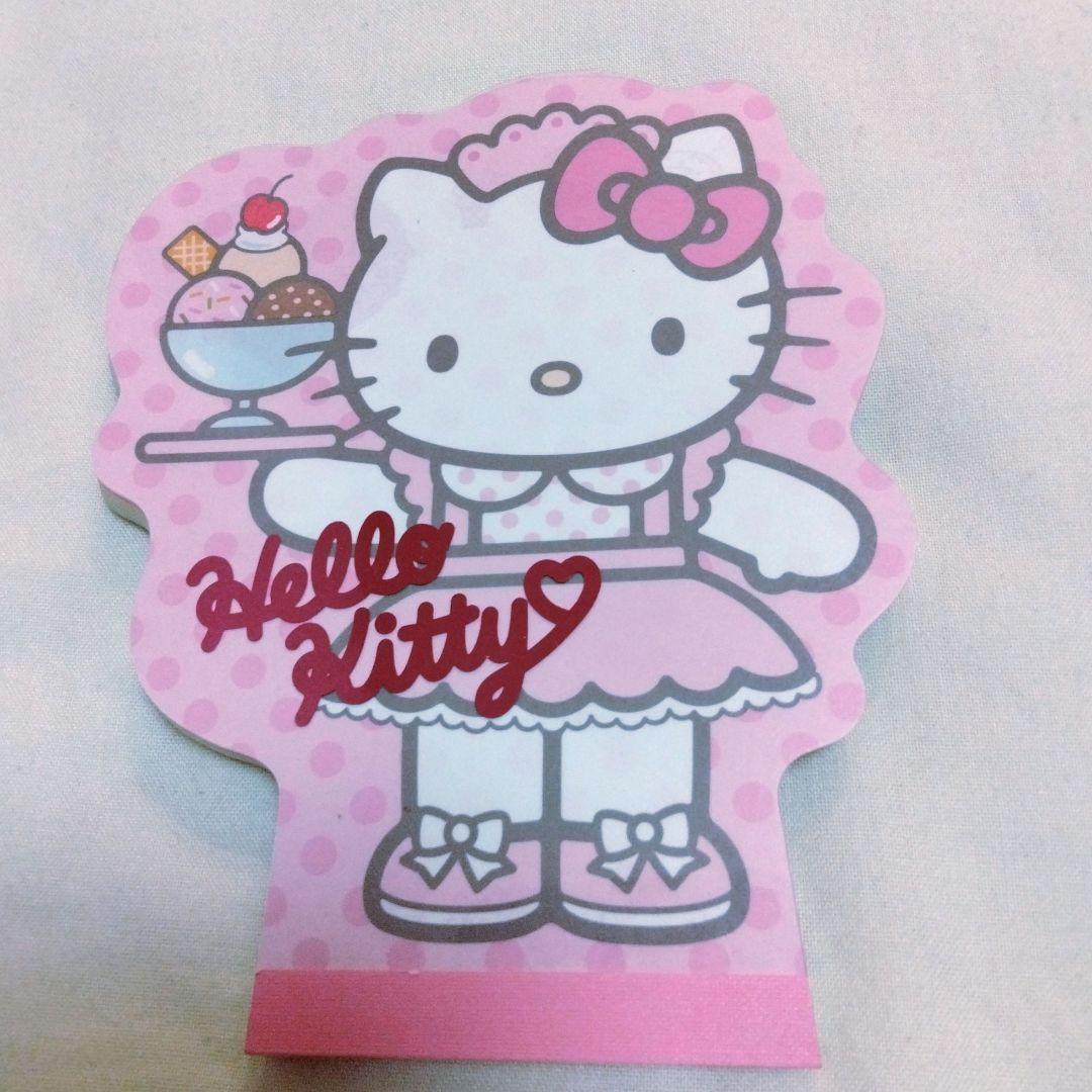 激レア！ サンリオ ハローキティ ウエイトレス　メイド　 メモ　美品　レトロ