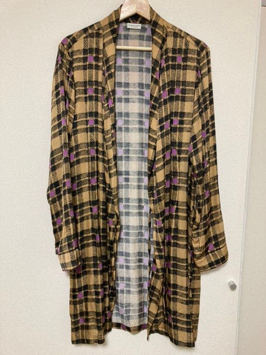 Dries Van Noten チェック　ガウン