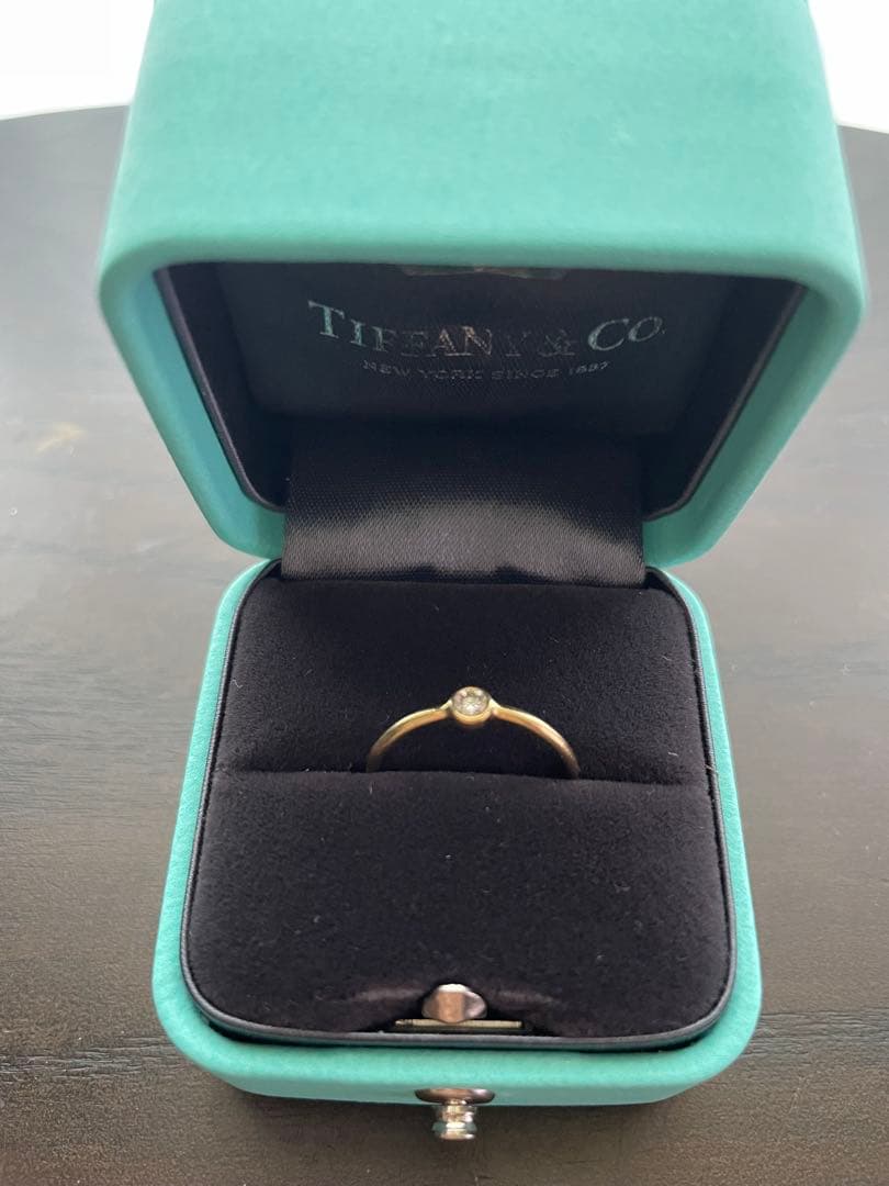 Tiffany&Co. ウェーブシングルロウ 18K ダイヤモンド リング