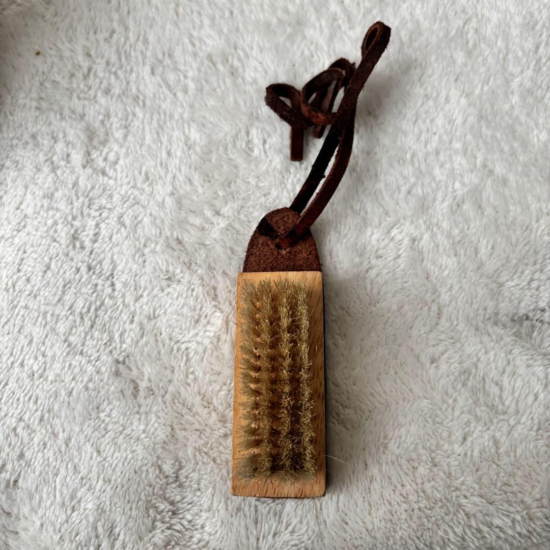 ポロラルフローレン 千鳥格子柄 ミニボストンバッグ PVCレザー ブラウン 茶