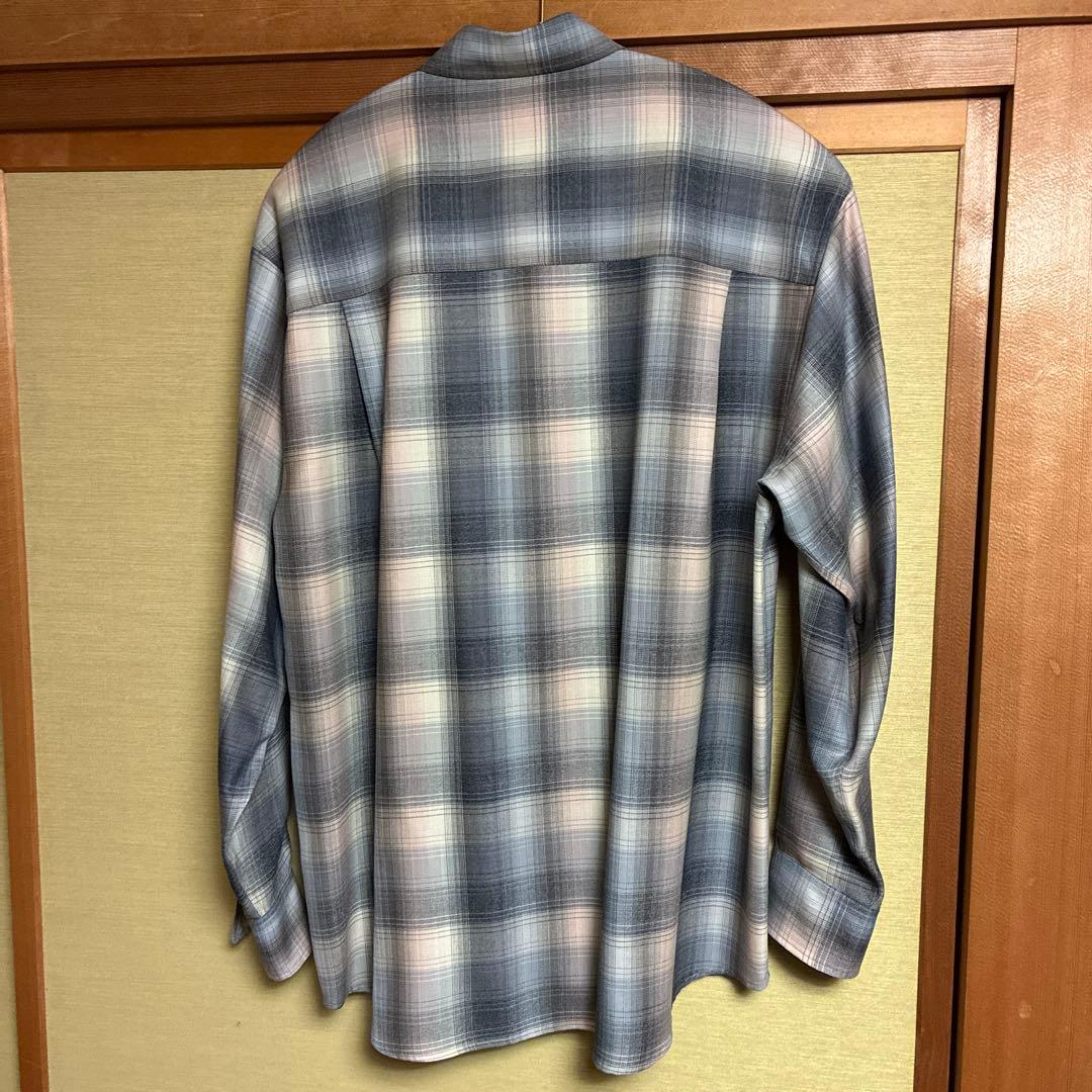 トップス 24awAURALEE Super Light Wool CheckShirt