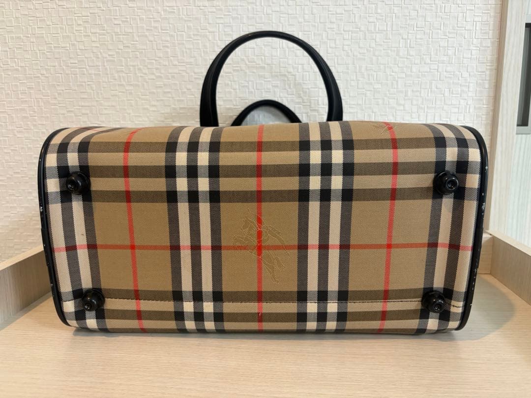 ヴィンテージ　バーバリー　ボストンバッグ　状態良好