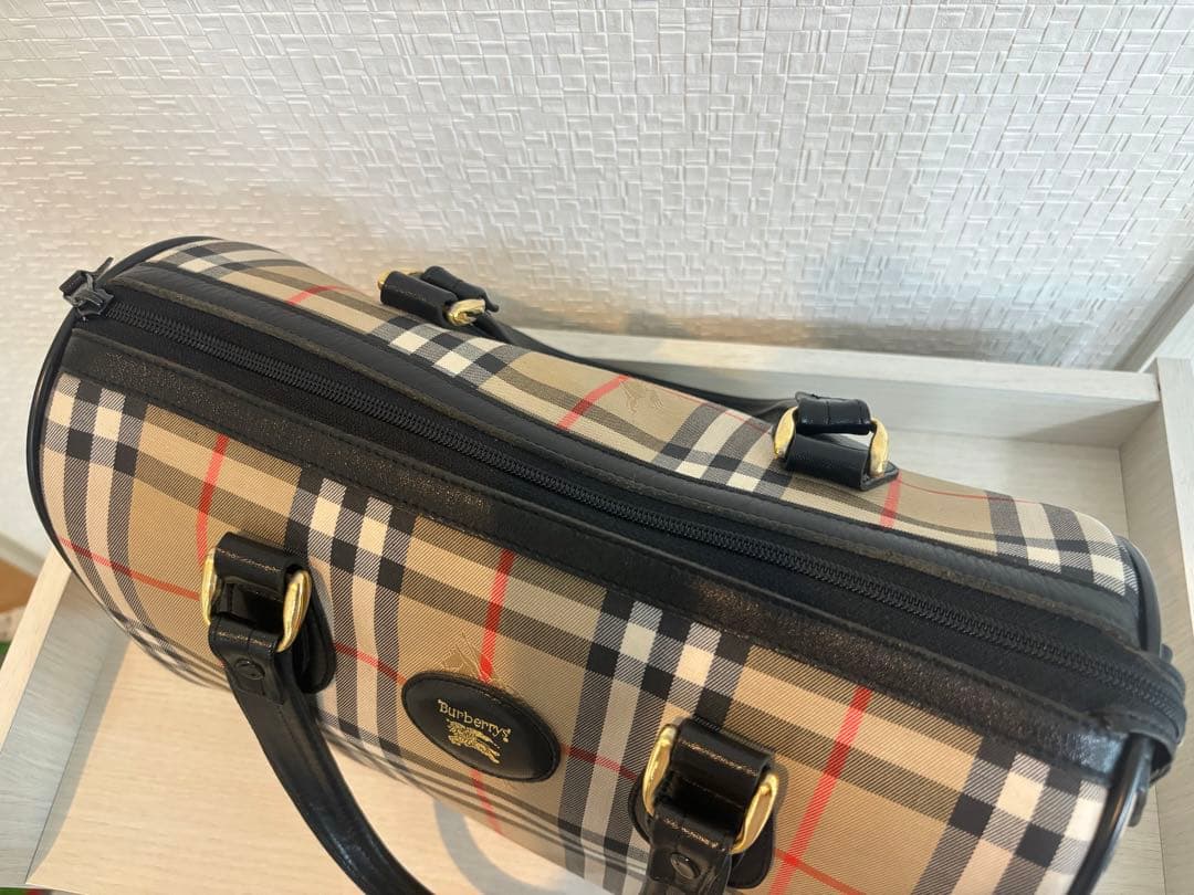 ヴィンテージ　バーバリー　ボストンバッグ　状態良好