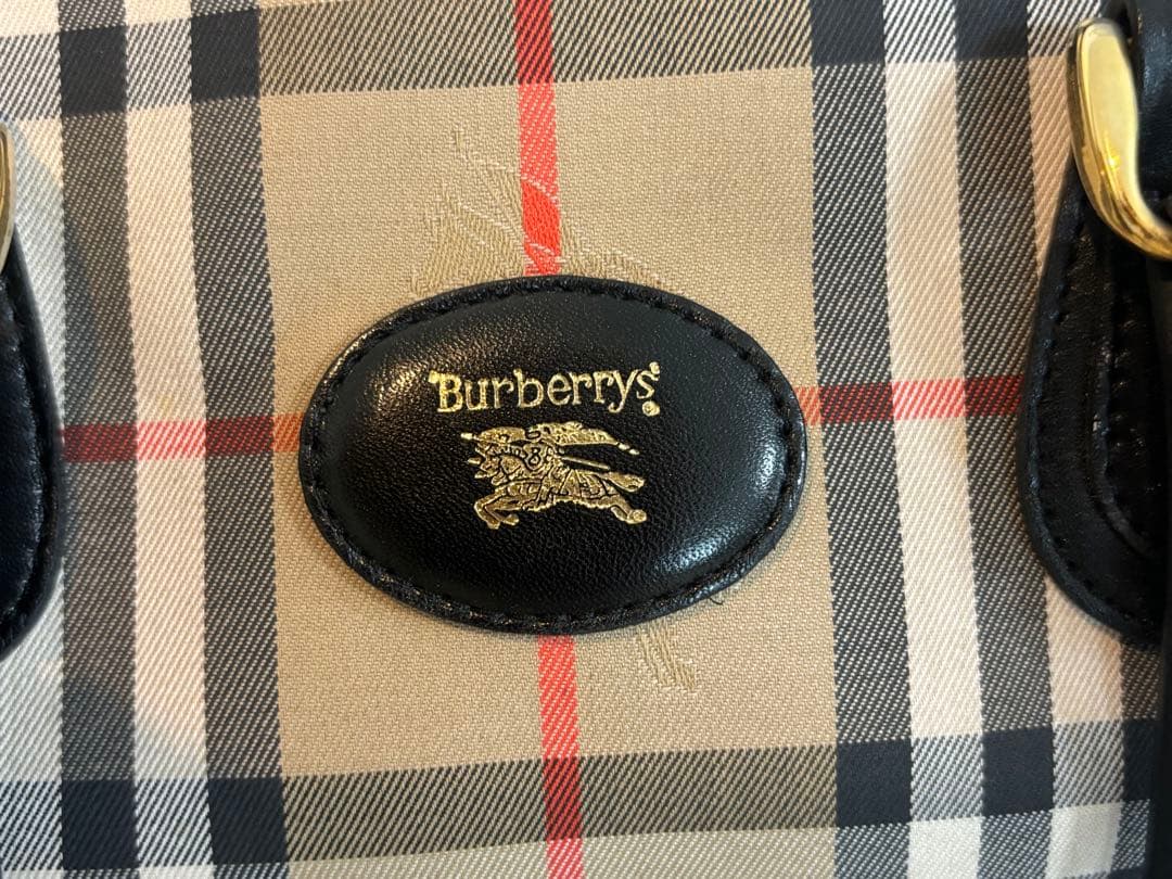 ヴィンテージ　バーバリー　ボストンバッグ　状態良好