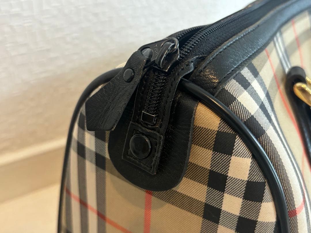 ヴィンテージ　バーバリー　ボストンバッグ　状態良好