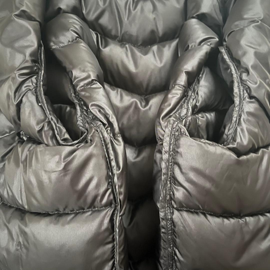 大きいサイズ　マックスマーラ　ロングダウンコート　ベルト　黒　ダブルジップ　XL