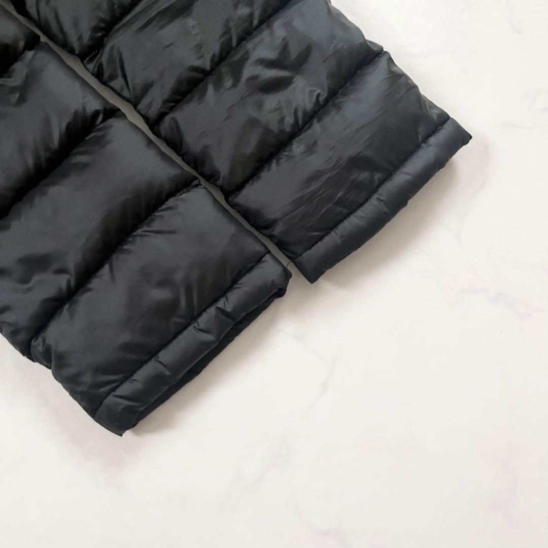 大きいサイズ　マックスマーラ　ロングダウンコート　ベルト　黒　ダブルジップ　XL