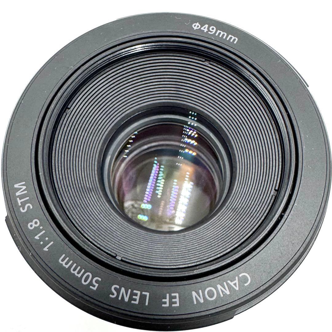 極美品 CANON EF 50mm F1.8 STM キャノン 単焦点レンズ