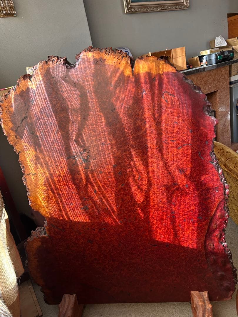 【yamamoto】希少 瘤杢一枚板｜約130×100×厚7cm