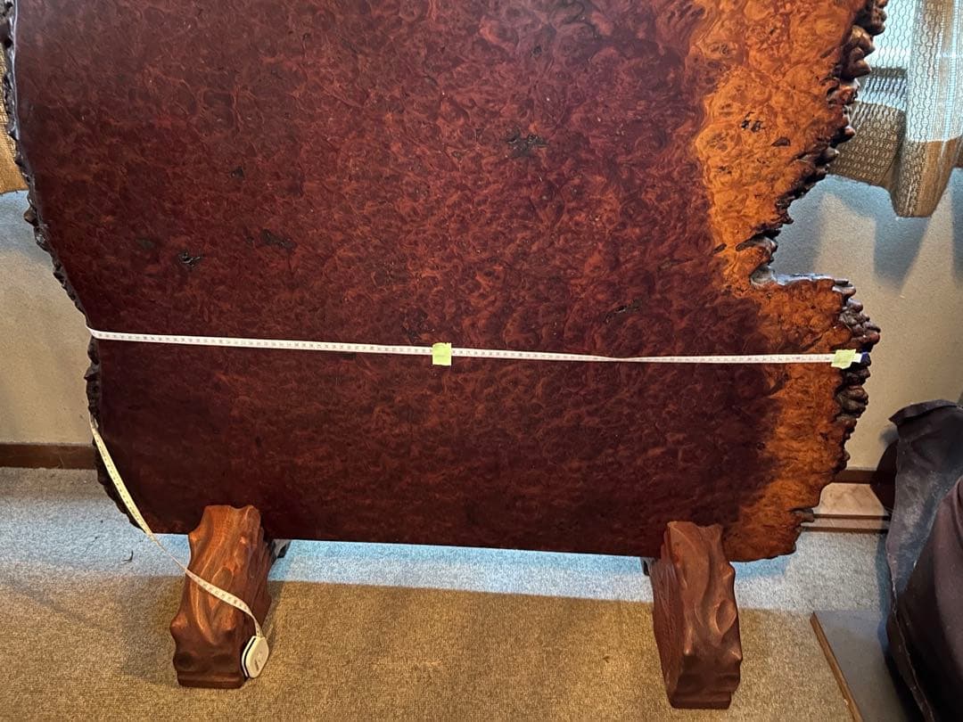 【yamamoto】希少 瘤杢一枚板｜約130×100×厚7cm