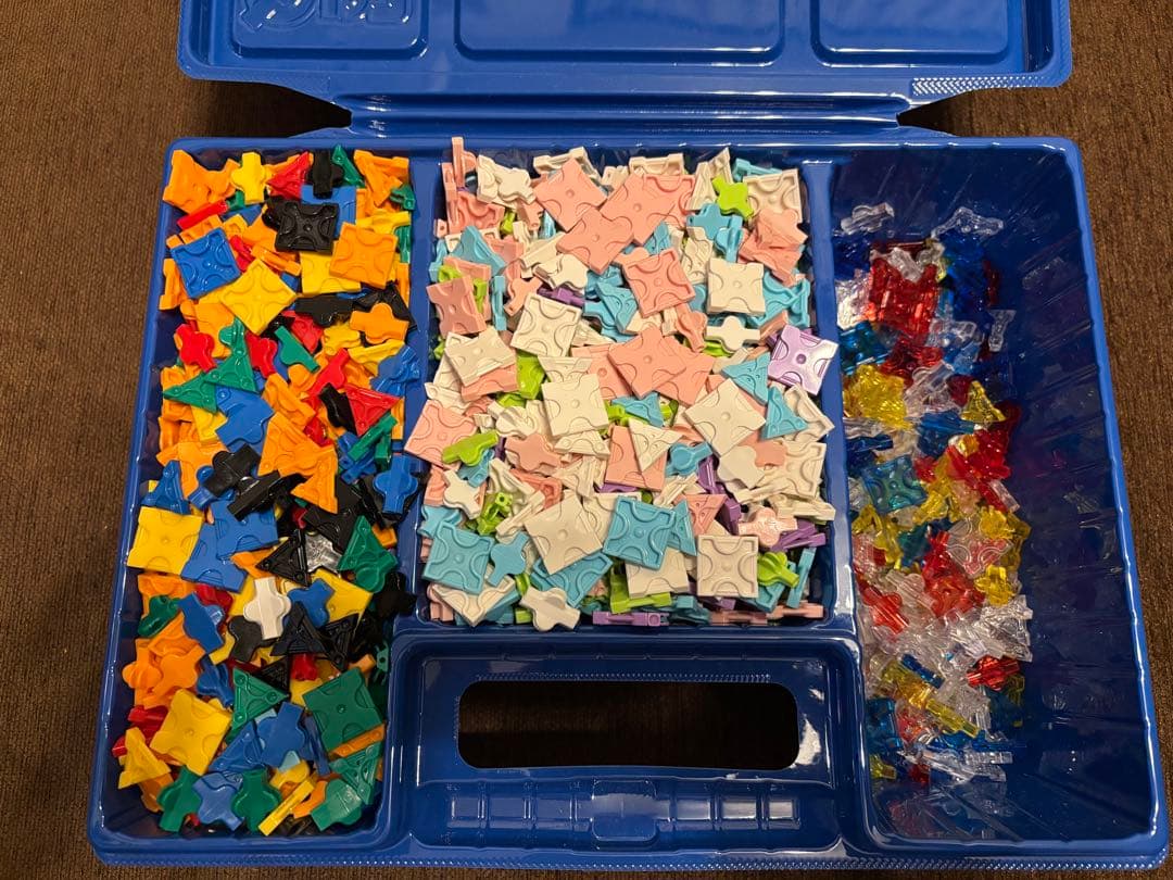 LaQ 知育玩具セット 多色パーツと説明書付き