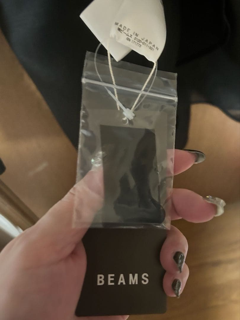 Demi-Luxe BEAMS オーガンジーリボンブラウス　黒　新品タグ付き