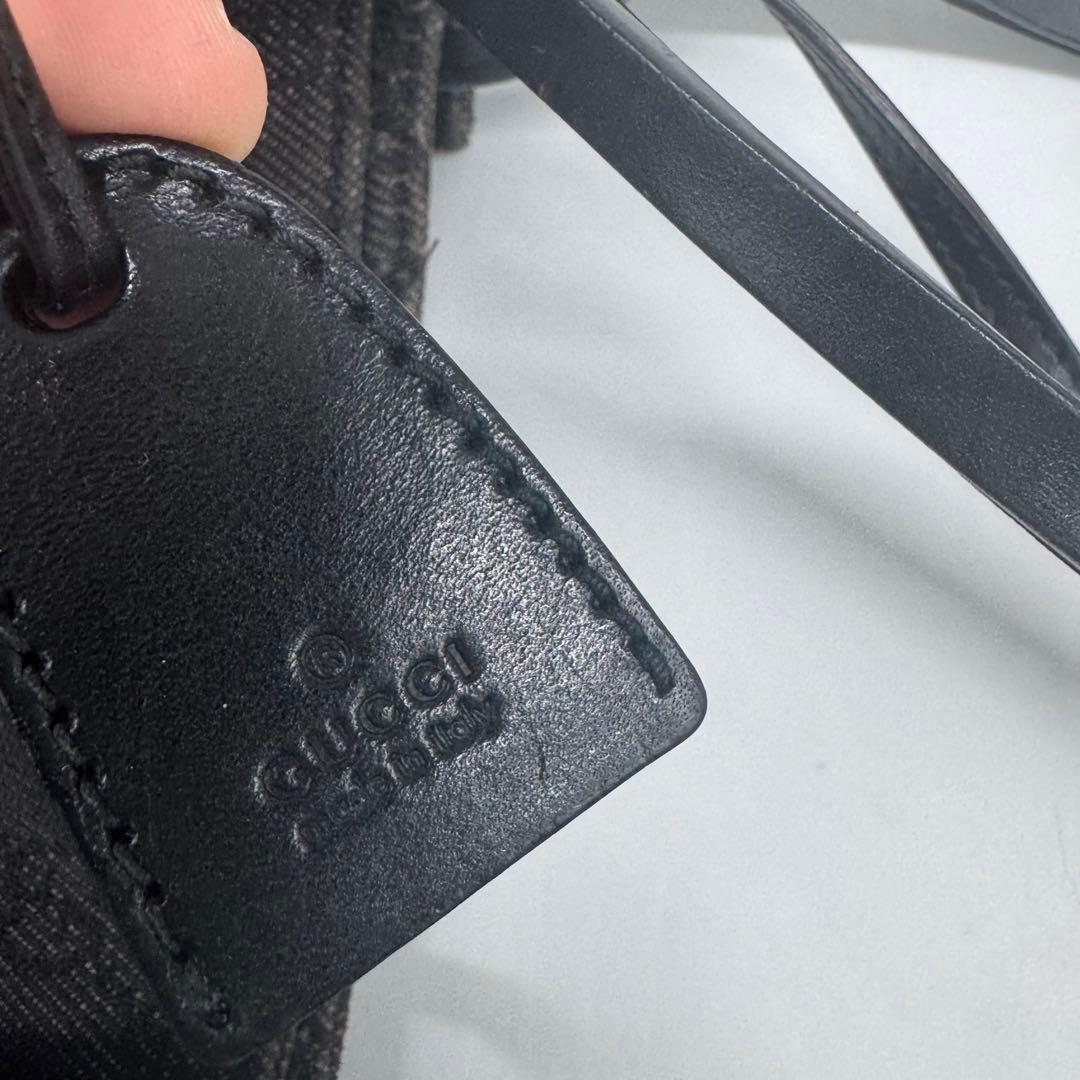 【匿名配送】　グッチ　ハンドバッグ　トートバッグ　GG柄　ポーチ付