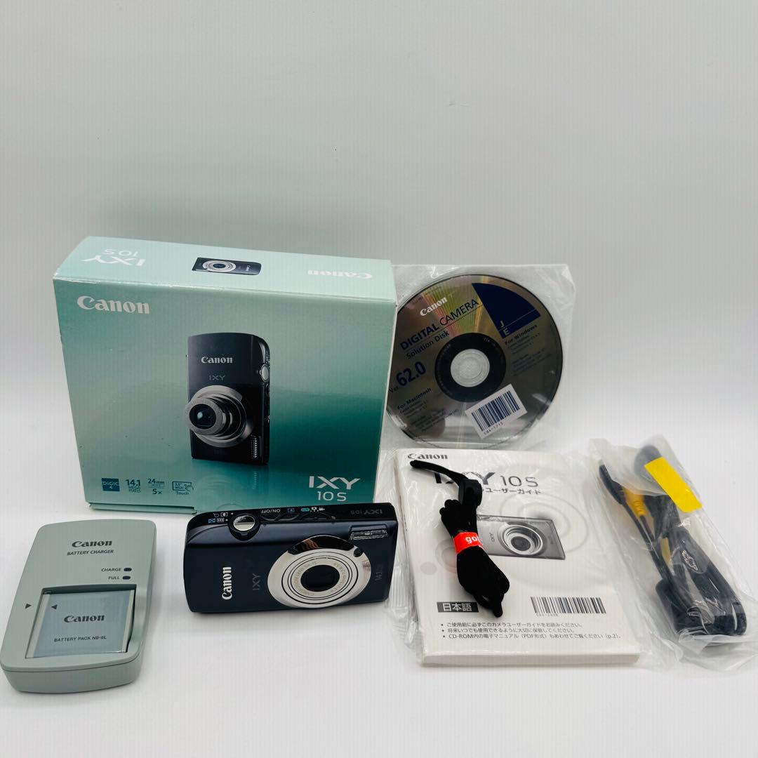 【美品】Canon IXY 10S ブラック コンパクトデジタルカメラ