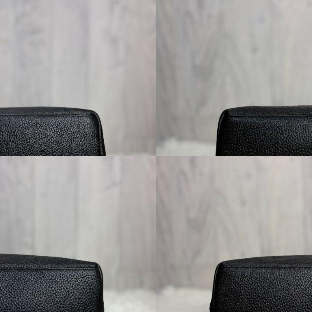 美品♡A4可♡HushTug ハッシュタグ レザー トートバッグ ブラック 黒