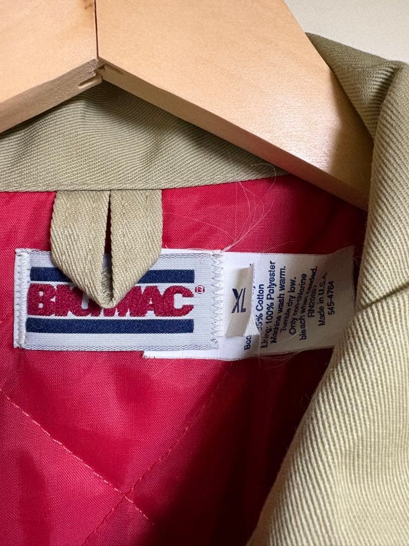 BIGMAC ワークジャケット 80s デッドストック USA製
