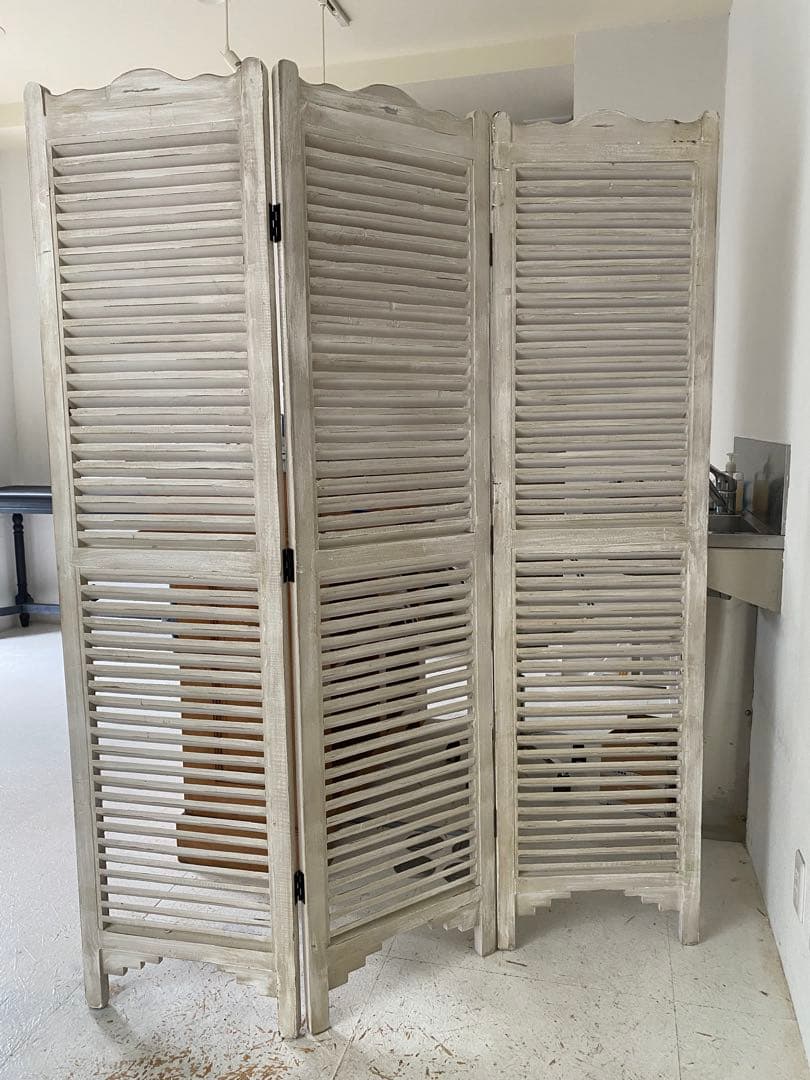 【お値下げ再出品】アンティーク ルーバー シャビー フランス