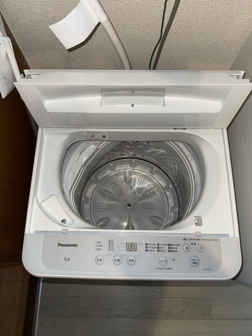 【美品】Panasonic 全自動洗濯機5.0k