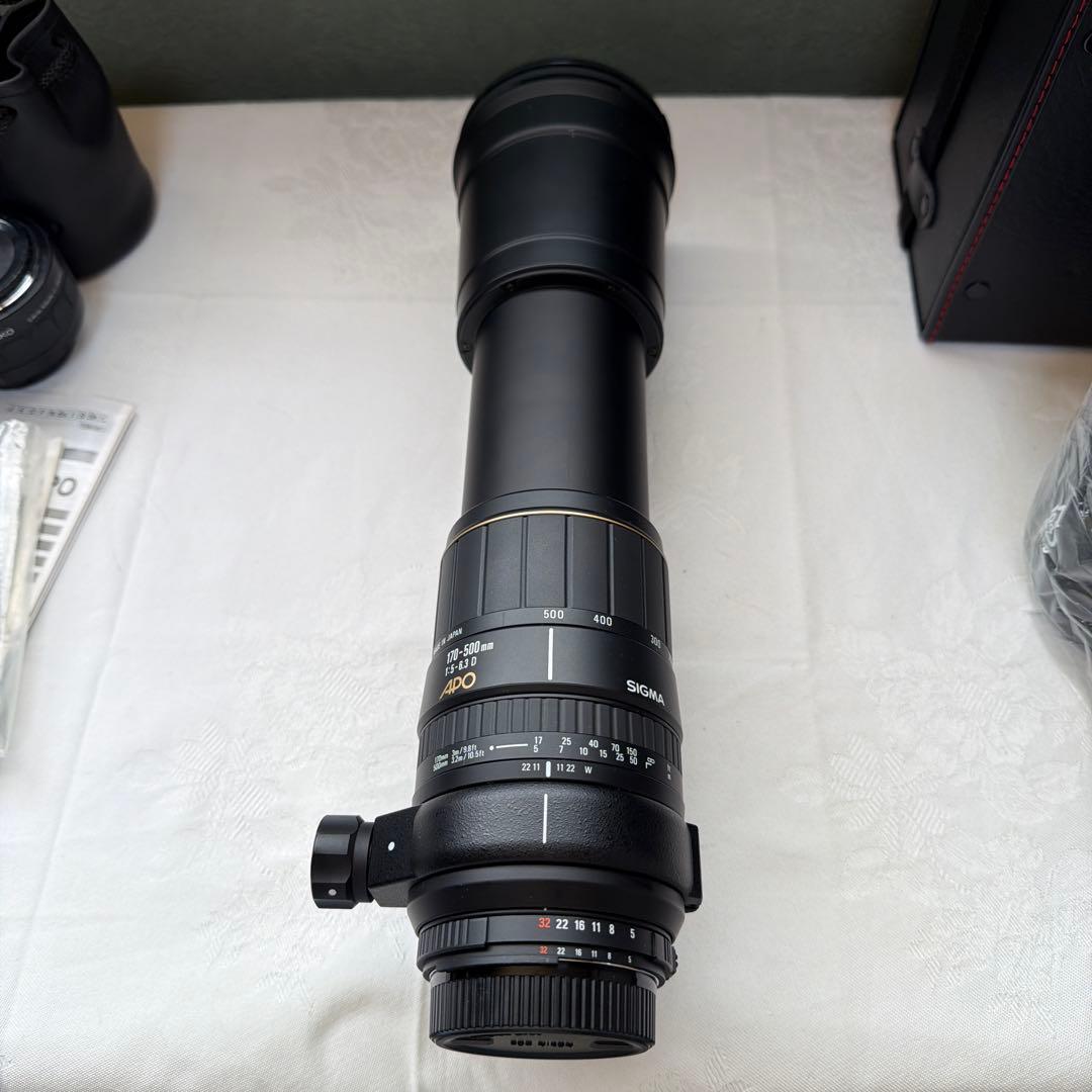 SIGMA 170-500mm F5-6.3 APO ズームレンズ　ニコン用