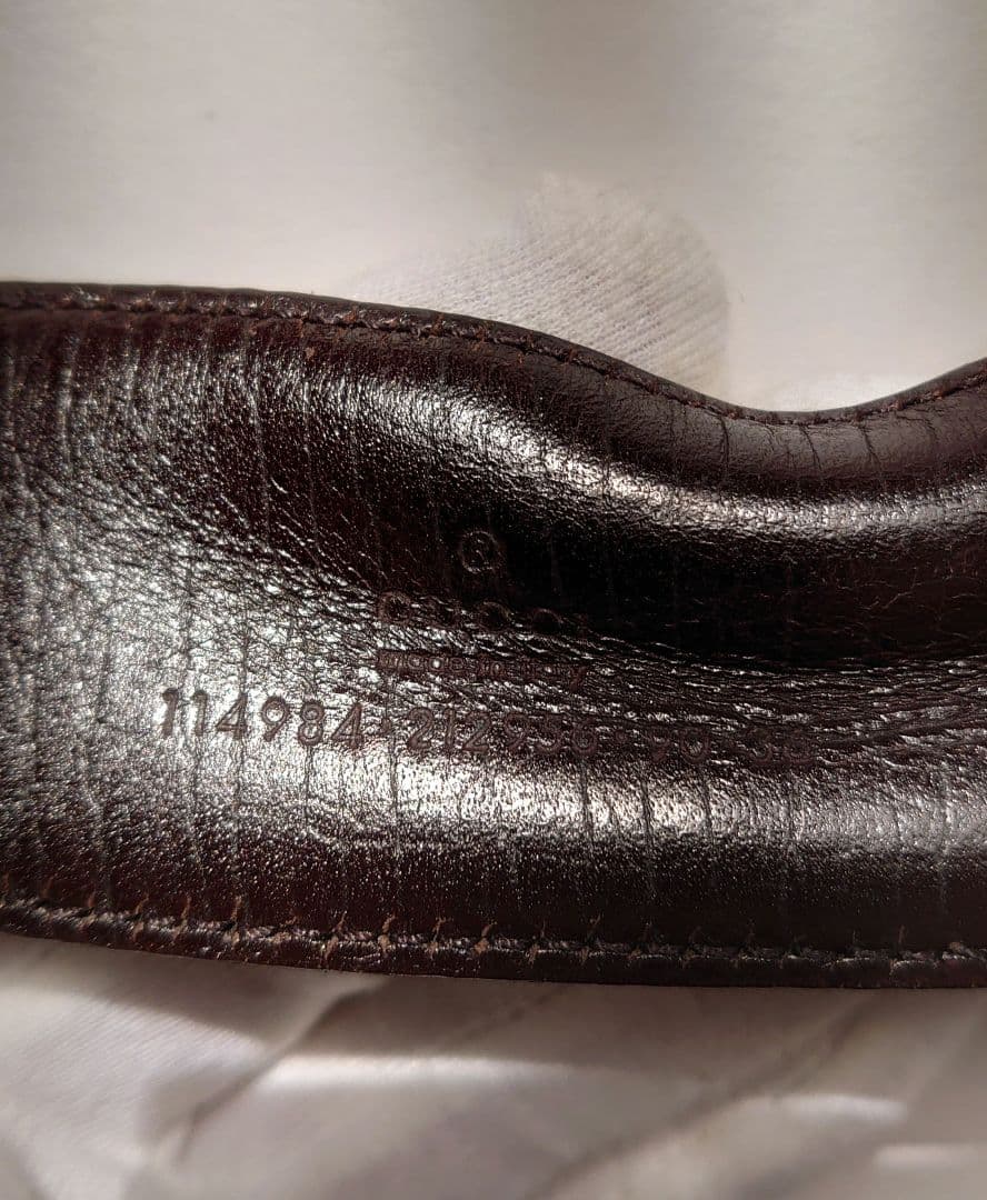 GUCCI メンズベルト GGスプリームインターロッキング 90・36