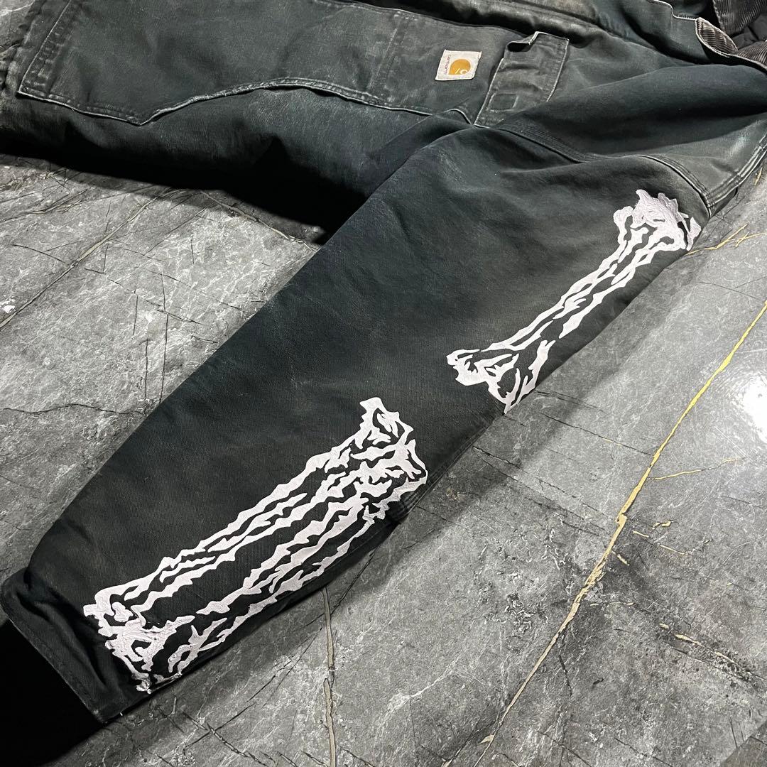 Carhartt ☆BONE PAINT☆ トラディショナルジャケット ブラック