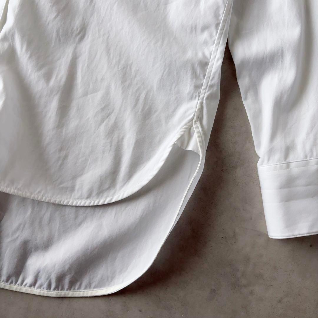 極美品　TICCA　定価25,300円　長袖　バンドカラー　ビブヨーク　シャツ