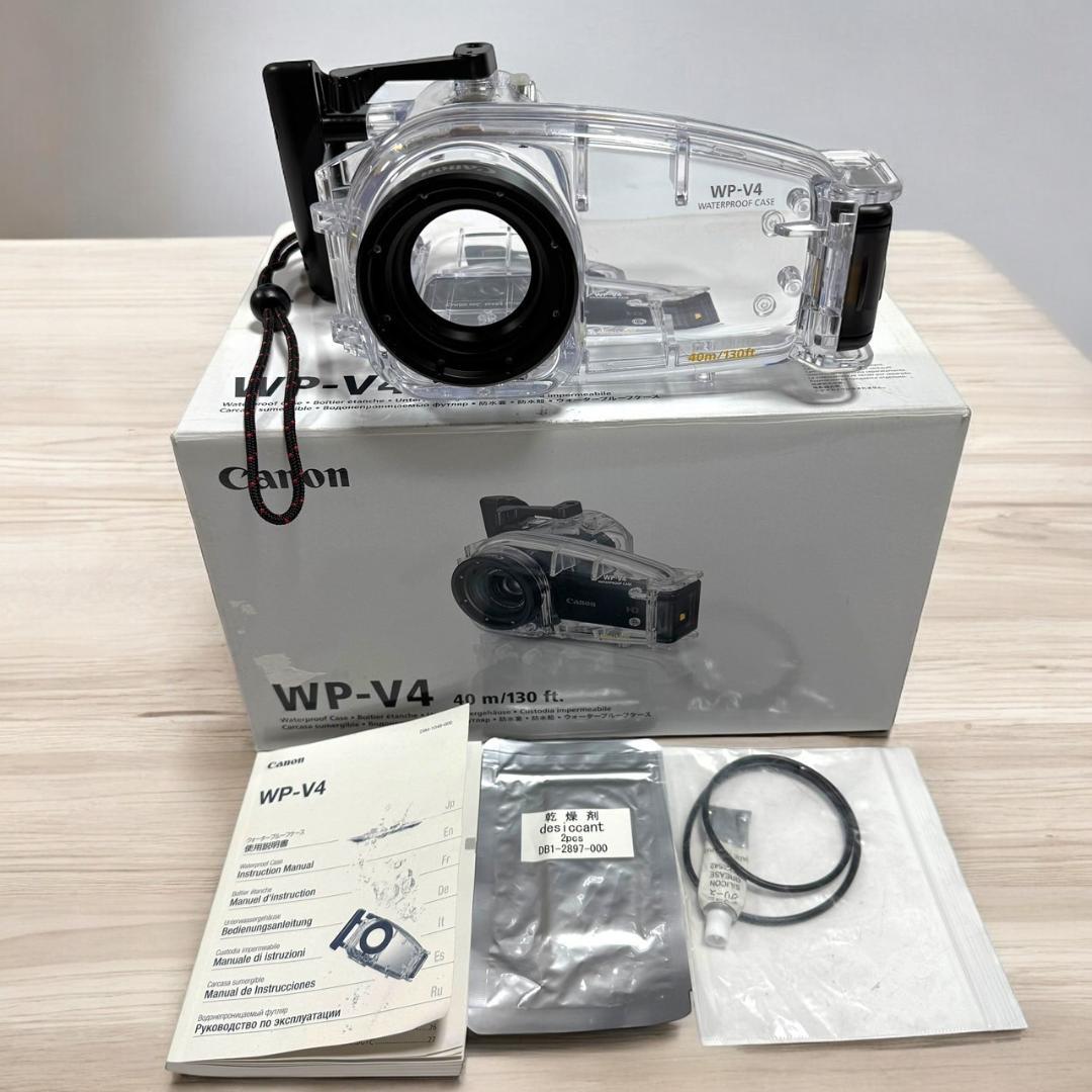 ☆美品 希少 廃盤品 Canon キヤノン WP-V4 ウォータープルーフケース