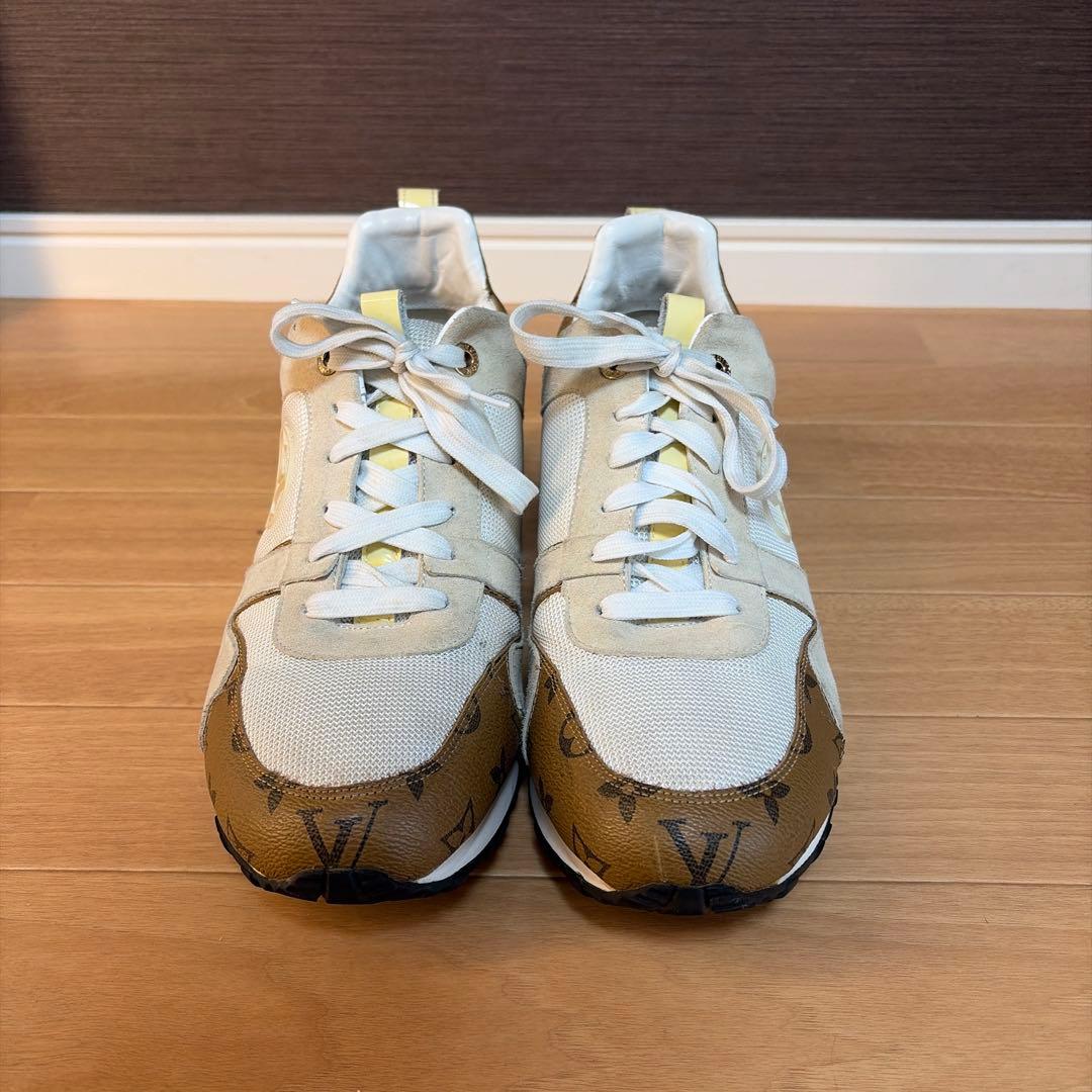 【希少✨】ルイヴィトン スニーカーランアウェイ モノグラム LVロゴ27cm相当
