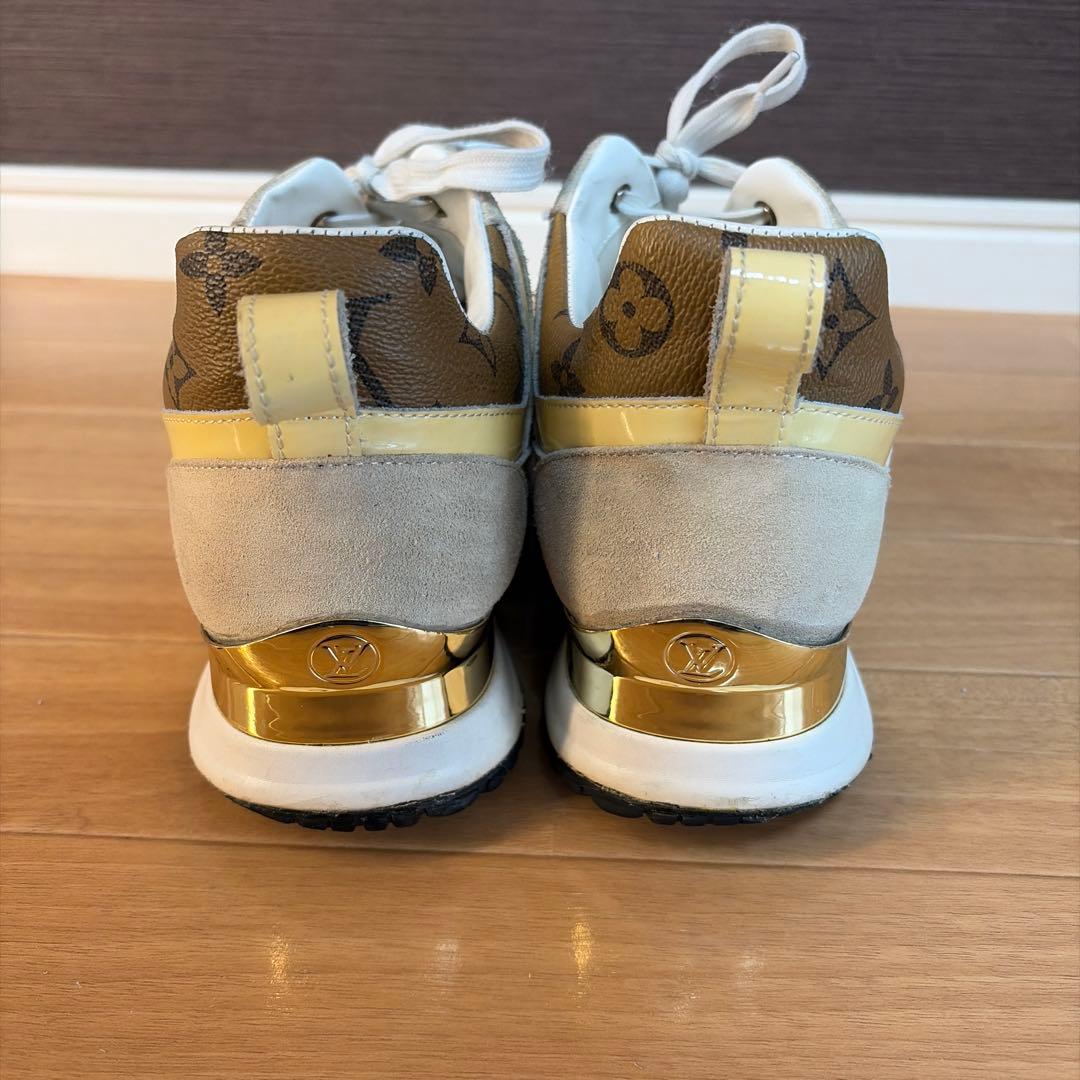 【希少✨】ルイヴィトン スニーカーランアウェイ モノグラム LVロゴ27cm相当