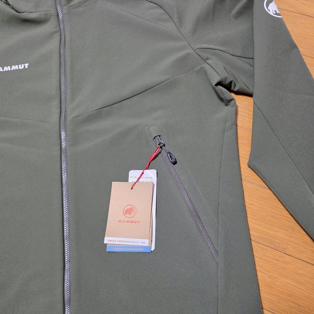 【新品タグ付き】 マムート マクン 2.0 ソフトシェル フーデッドジャケットM