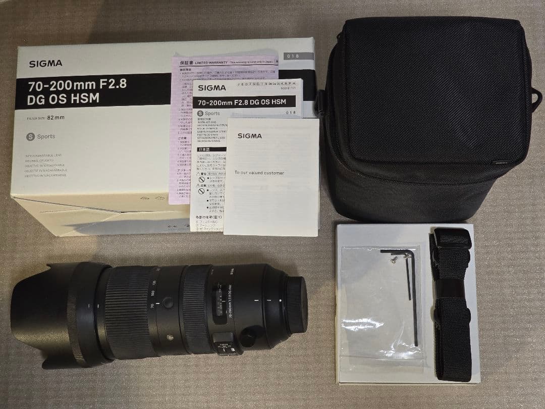 SIGMA70-200mm F2.8 DG OS HSM sportsFマウント
