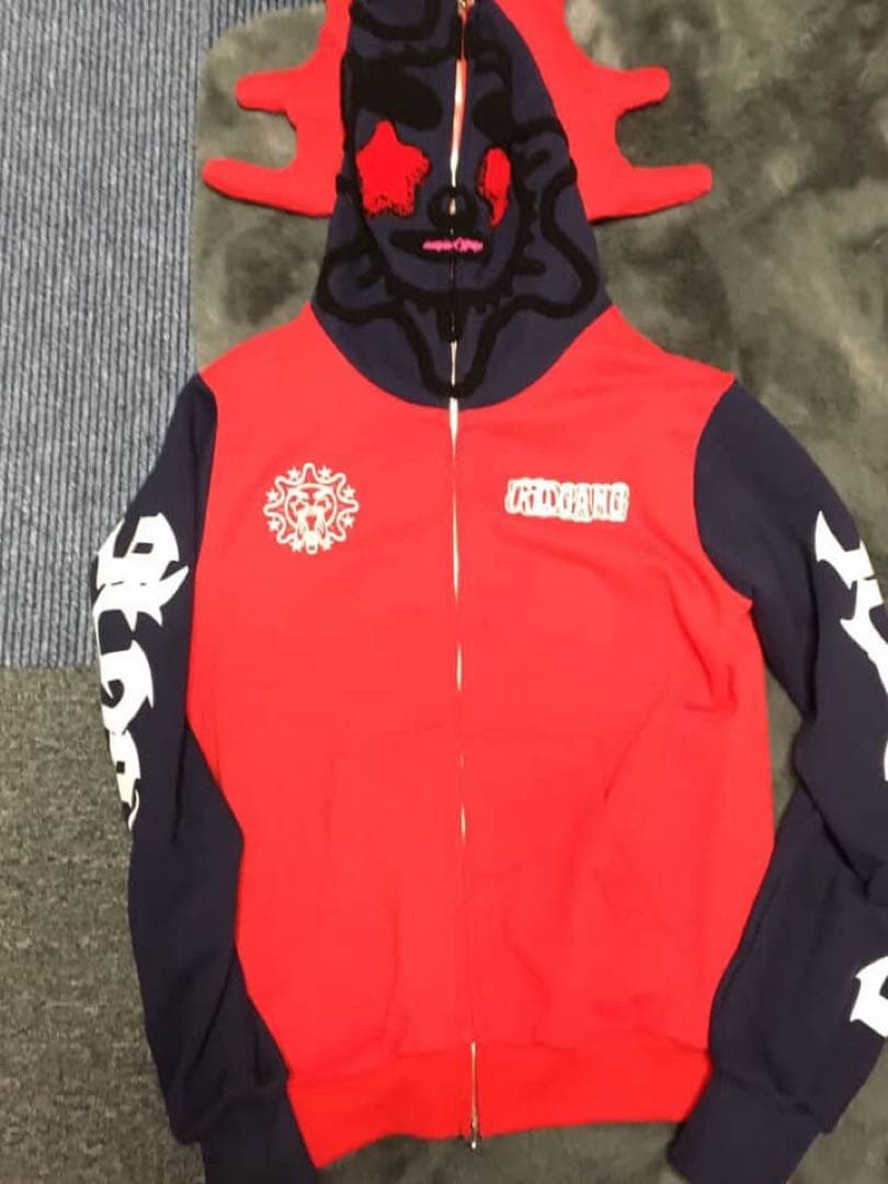 glo gang グローギャングジップパーカー