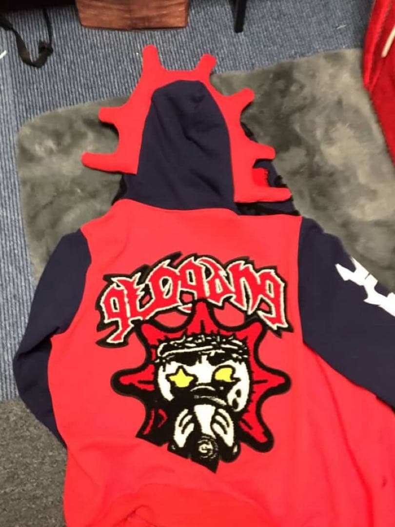 glo gang グローギャングジップパーカー