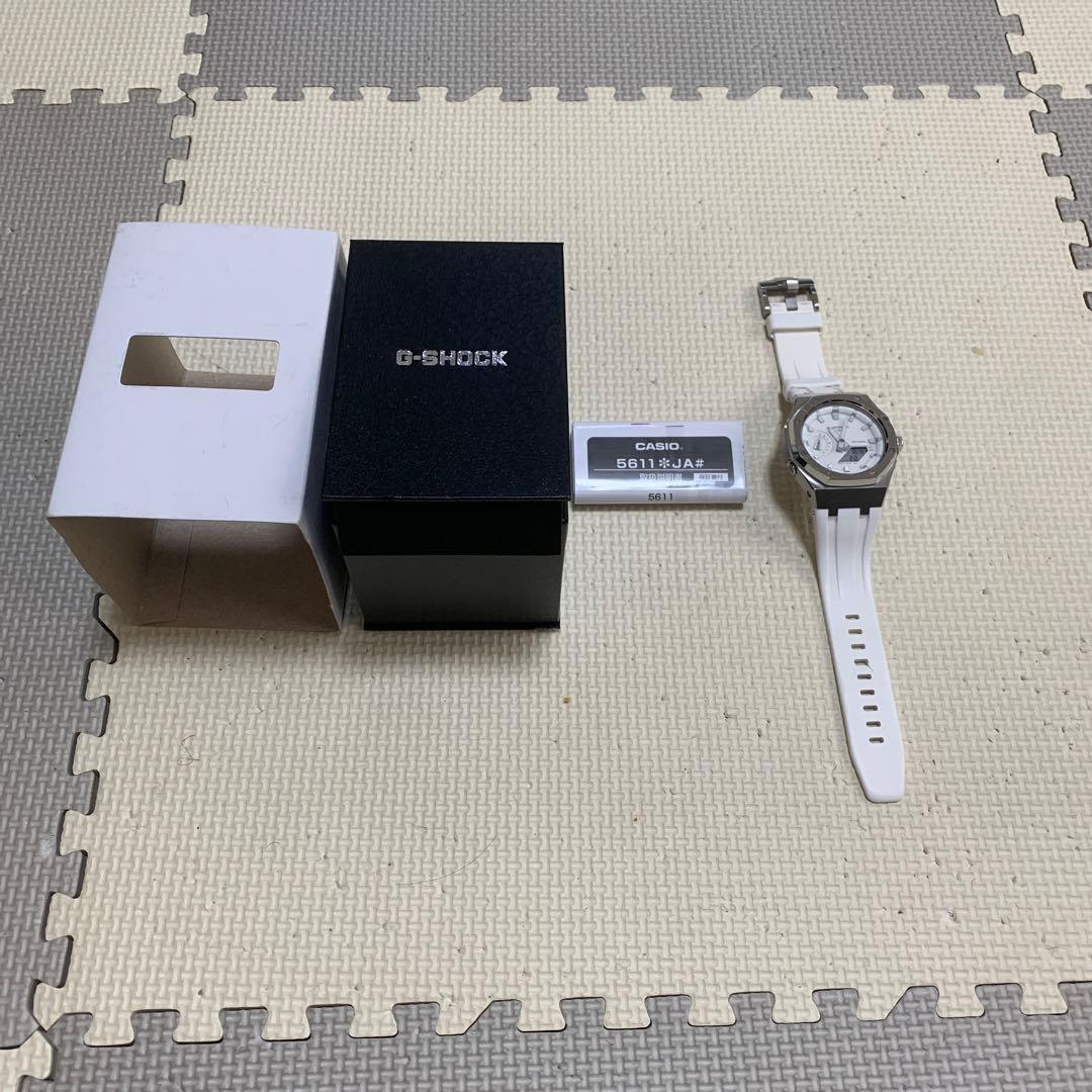 G-SHOCK デジタル腕時計 ホワイト　カシオーク