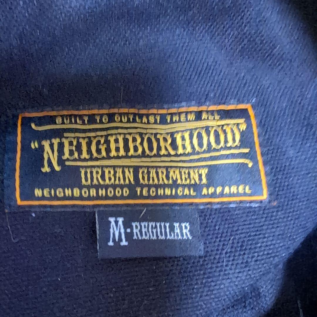 ネイバーフッドダブルニーブラックオーバーオール