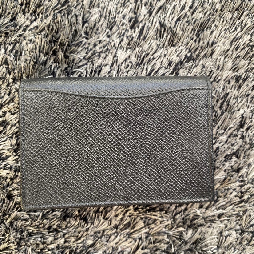 【美品】ブルガリ 名刺入れ メンズ BVLGARI カードケース 黒 ブラック