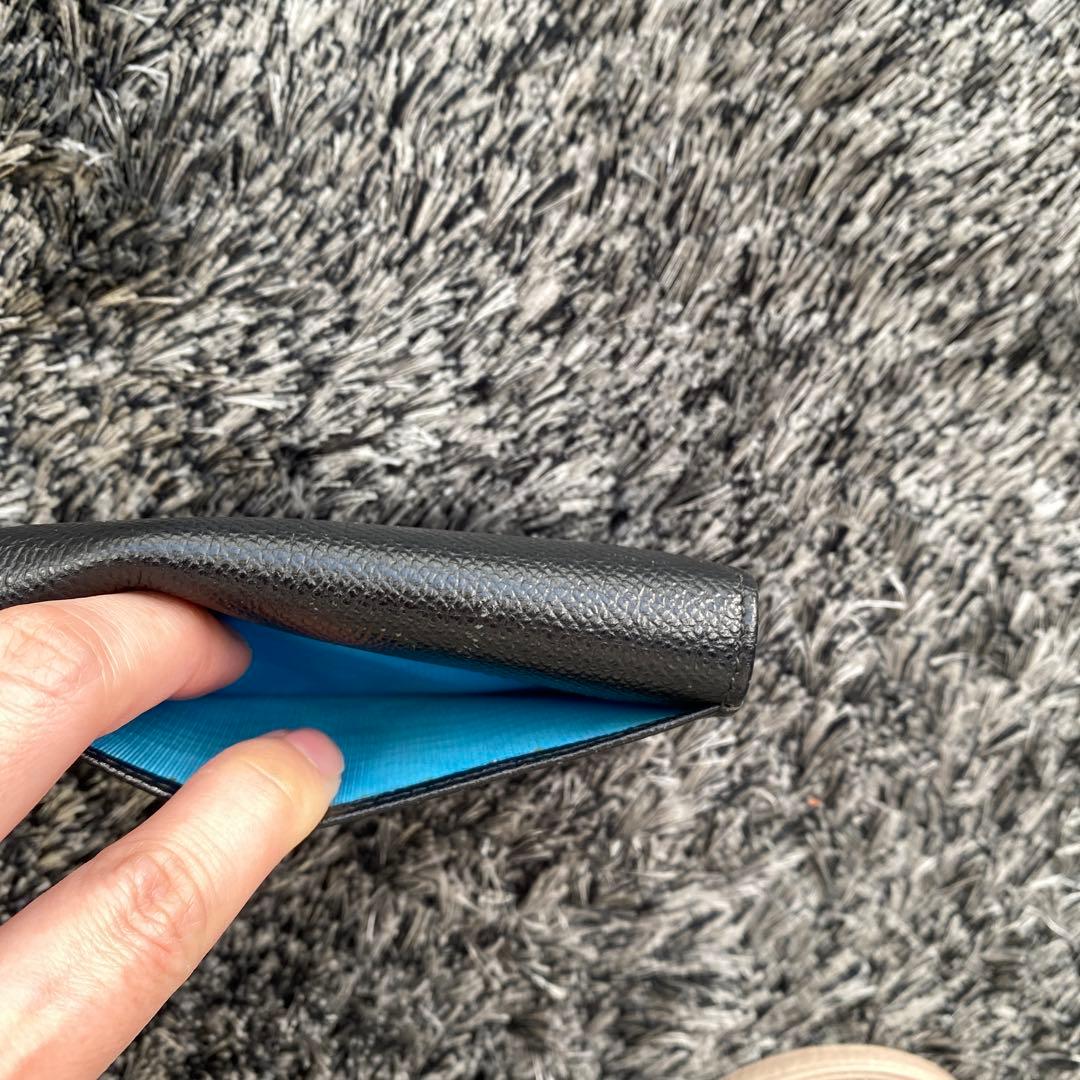 【美品】ブルガリ 名刺入れ メンズ BVLGARI カードケース 黒 ブラック