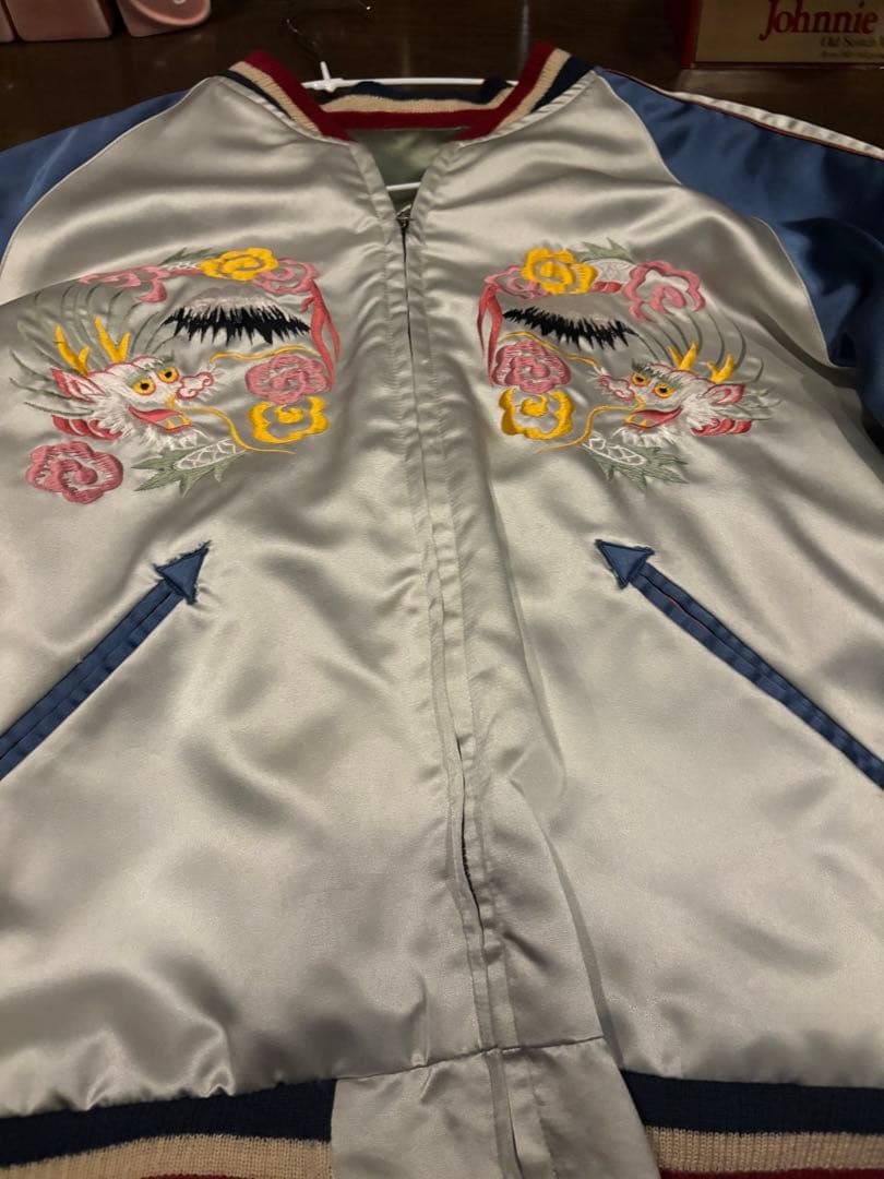 スカジャン 虎・ドラゴン・鷹 刺繍