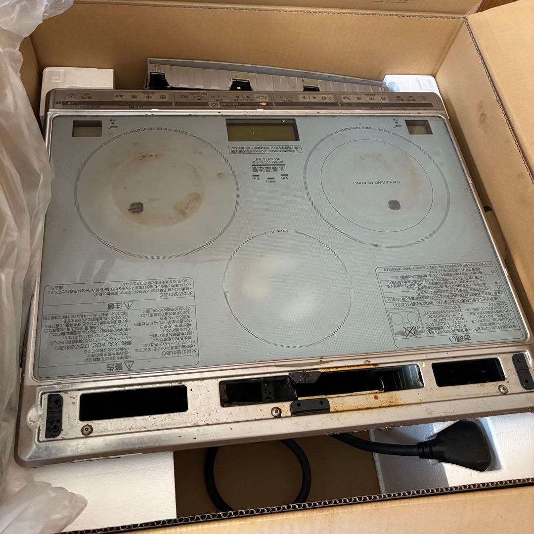 三菱　IHクッキングヒーター [本体]ビルトイン CS-T30HNS ジャンク