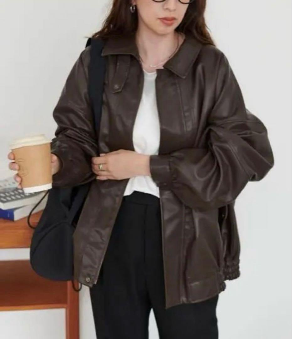 discoat ヴィンテージPUレザージャケット