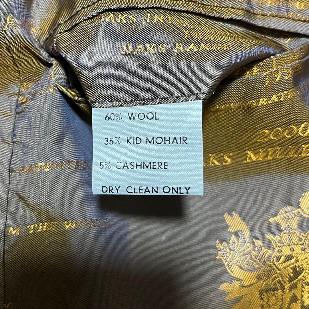 ほぼ未使用 DAKS Signature ウールカシミヤコート GB10