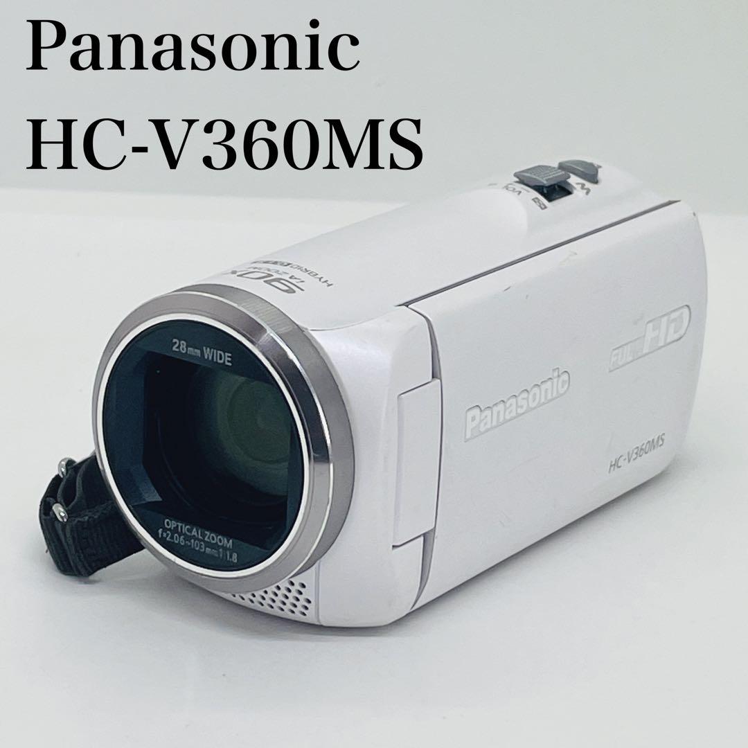 Panasonic HDビデオカメラHC-V360MS-W ジャンク