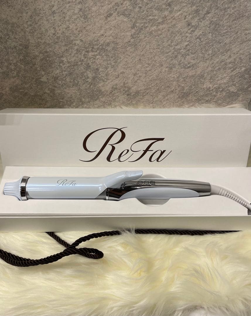 【美品】ReFa リファカールアイロン プロ　38ミリ　ホワイト