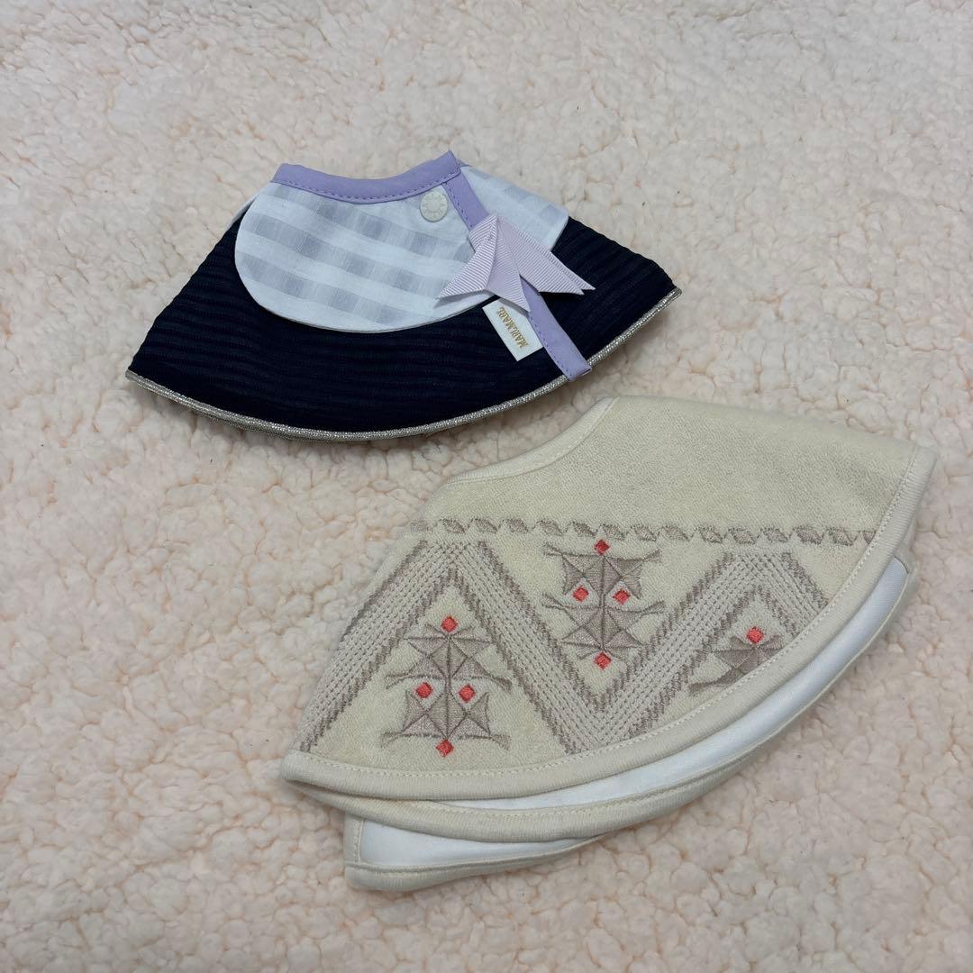 MARLMARL セットアップ　スタイ　ニット　ロンパース