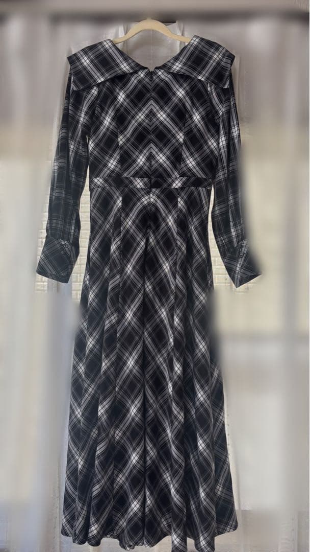 ワンピース Coutume Plaid Flare Dress S