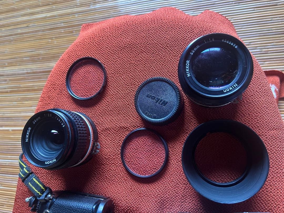 Nikon F3/FE2一眼レフカメラ他&レンズセット(纏め売)ジャンク